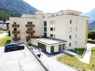 Ein allgemeiner Bergblick oder ein Berglick von der Ferienwohnung aus