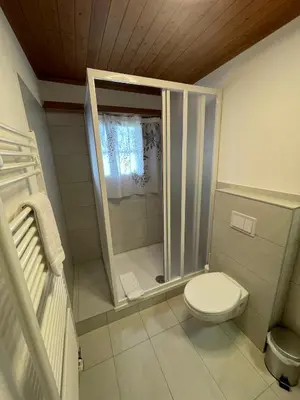 Ein Badezimmer in der Unterkunft Pension Balm