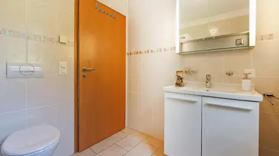 Ein Badezimmer in der Unterkunft Chalet Michelangelo