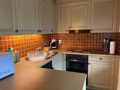Küche/Küchenzeile in der Unterkunft Apartment Hubertus 396 d by Interhome