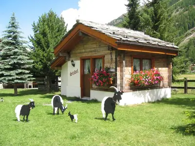 Naturlandschaft in der Nähe des Chalets
