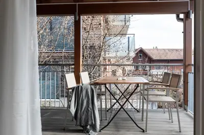 Ein Balkon oder eine Terrasse in der Unterkunft Spirit Apartments Suites