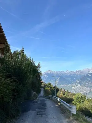 Naturlandschaft in der Nähe des Chalets
