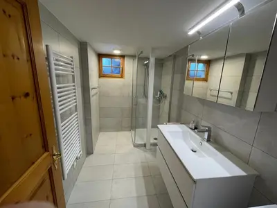 Ein Badezimmer in der Unterkunft Apartment Moulin
