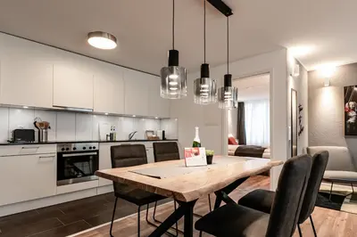 Küche/Küchenzeile in der Unterkunft Spirit Apartments - Suite #2 - Zentral - Parkplatz