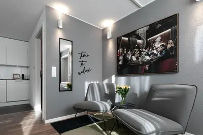 Küche/Küchenzeile in der Unterkunft Spirit Apartments - Suite #2 - Zentral - Parkplatz