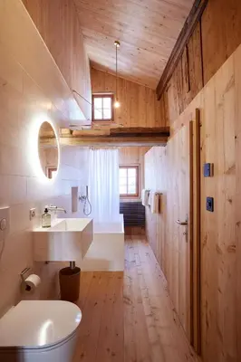 Ein Badezimmer in der Unterkunft Michelhaus