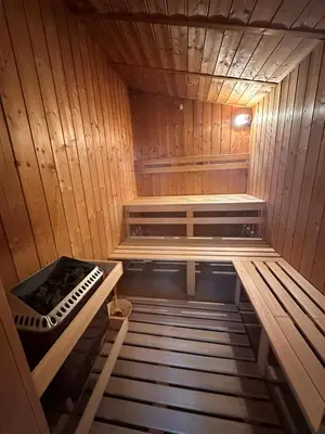 Grundriss der Unterkunft Swiss Paradise 7 Gaste und Nadelhorn 6 Gaste, Sauna