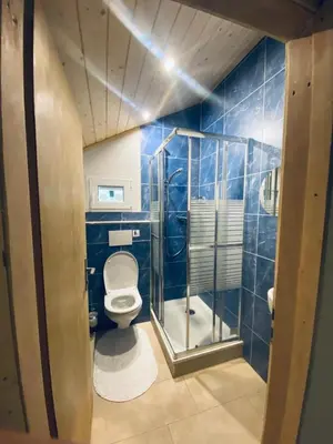 Ein Badezimmer in der Unterkunft Chalet Bärgstäger
