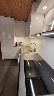 Küche/Küchenzeile in der Unterkunft Chalet Meise