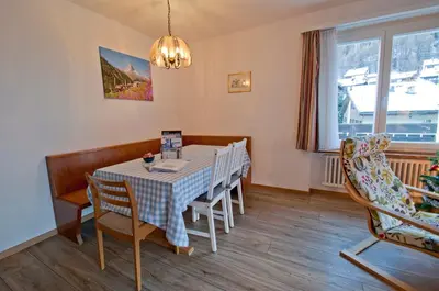 Ein Sitzbereich in der Unterkunft Haus Matten, Apartment Gant