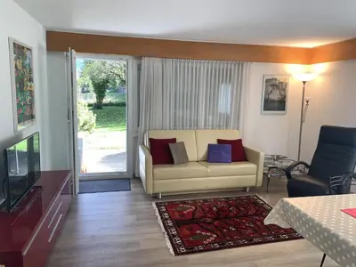 TV/Unterhaltungsangebot in der Unterkunft Apartment Ferienwohnung Waldrand EG by Interhome
