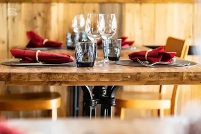 Getränke in der Unterkunft Hotel Bergidyll - Riders Haven