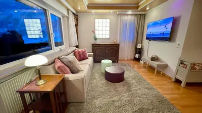 TV/Unterhaltungsangebot in der Unterkunft Sunny-Nest, Garden Apartment
