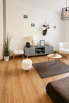 Ein Sitzbereich in der Unterkunft Studio au cœur des Alpes et Parking gratuit