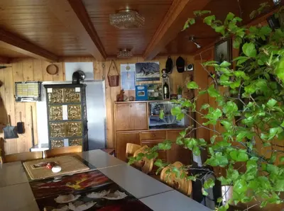 Küche/Küchenzeile in der Unterkunft Panorama Hotel Wagenkehr