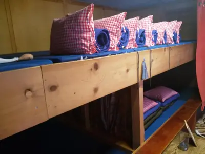 Ein Bett oder Betten in einem Zimmer der Unterkunft Panorama Hotel Wagenkehr