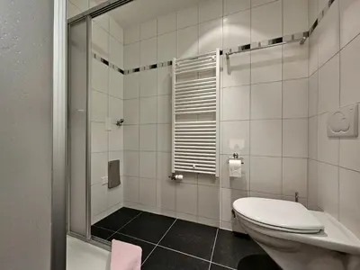Ein Badezimmer in der Unterkunft Felskinn 2. OG