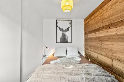 Ein Bett oder Betten in einem Zimmer der Unterkunft Magnifique appartement rénové