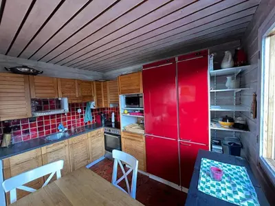 Küche/Küchenzeile in der Unterkunft Porkka COSY & QUIET chalet 8 pers