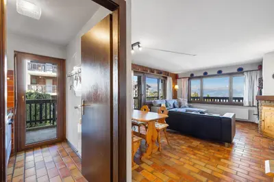 Ein Balkon oder eine Terrasse in der Unterkunft Arnica 14 - 6 pers - piscine