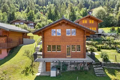 Naturlandschaft in der Nähe des Chalets
