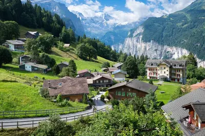 Naturlandschaft in der Nähe des Ferienhauses