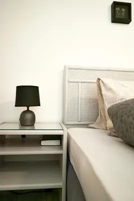 Ein Bett oder Betten in einem Zimmer der Unterkunft Double Room by Interlaken. Parking