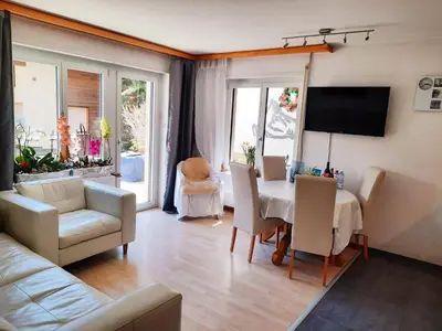 TV/Unterhaltungsangebot in der Unterkunft Bodmen 3 Apartments von Privat in Zermatt