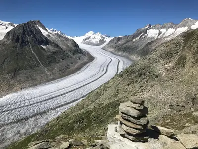 Naturlandschaft in der Nähe des Ferienhauses