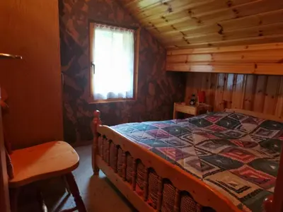 Ein Bett oder Betten in einem Zimmer der Unterkunft Chalet Dixence