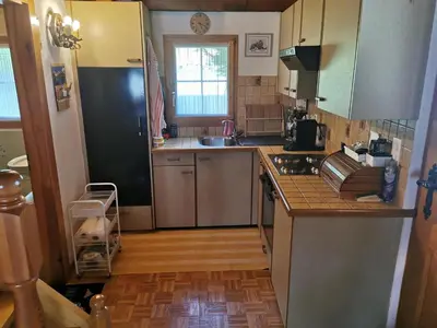 Küche/Küchenzeile in der Unterkunft Chalet Dixence