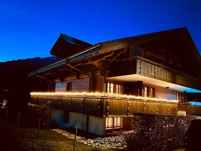 Das Gebäude in dem sich die Ferienwohnung befindet