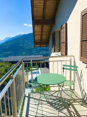 Ein Balkon oder eine Terrasse in der Unterkunft Chez Marilyne