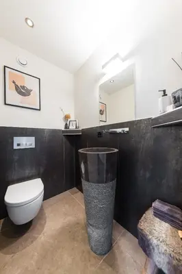 Ein Badezimmer in der Unterkunft Résidence moderne avec jacuzzi