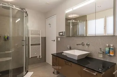Ein Badezimmer in der Unterkunft Matthiol Appartements