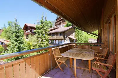 Ein Balkon oder eine Terrasse in der Unterkunft Chalet Bella Vista 8