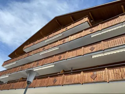 Ein Balkon oder eine Terrasse in der Unterkunft Chalet Bergrose 3