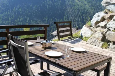 Naturlandschaft in der Nähe des Chalets