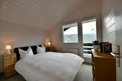 Ein Bett oder Betten in einem Zimmer der Unterkunft Chalet Mousseron