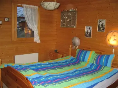 Ein Bett oder Betten in einem Zimmer der Unterkunft Chalet Verano