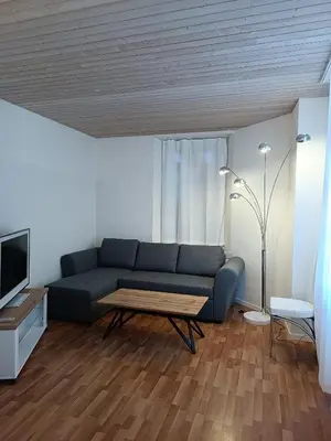 Ein Sitzbereich in der Unterkunft Apartment Jolie