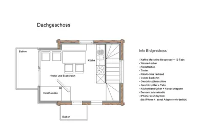 Grundriss der Unterkunft Chalet Alpoase