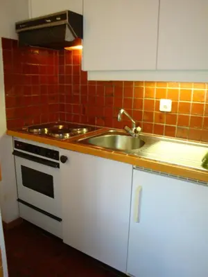 Küche/Küchenzeile in der Unterkunft Apartment Grand Vallon