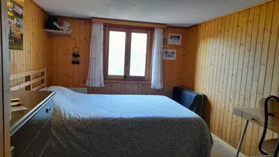 Ein Bett oder Betten in einem Zimmer der Unterkunft Chalet del Sole