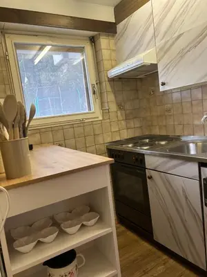 Küche/Küchenzeile in der Unterkunft Studio Haus Castello