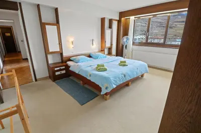 Ein Bett oder Betten in einem Zimmer der Unterkunft Appartement au coeur du vignoble