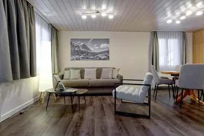 Ein Sitzbereich in der Unterkunft Apartment Babice 2.0 - GRIWA RENT AG