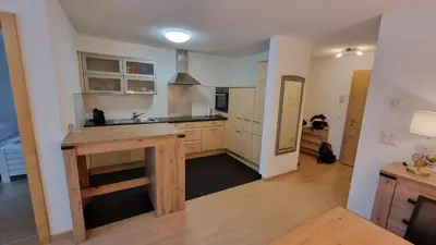 Küche/Küchenzeile in der Unterkunft Apartment ZerMo