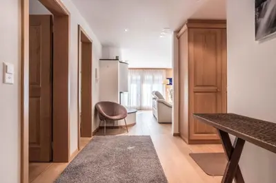 Ein Sitzbereich in der Unterkunft Apartment Bränderli 4,5 - GRIWA RENT AG